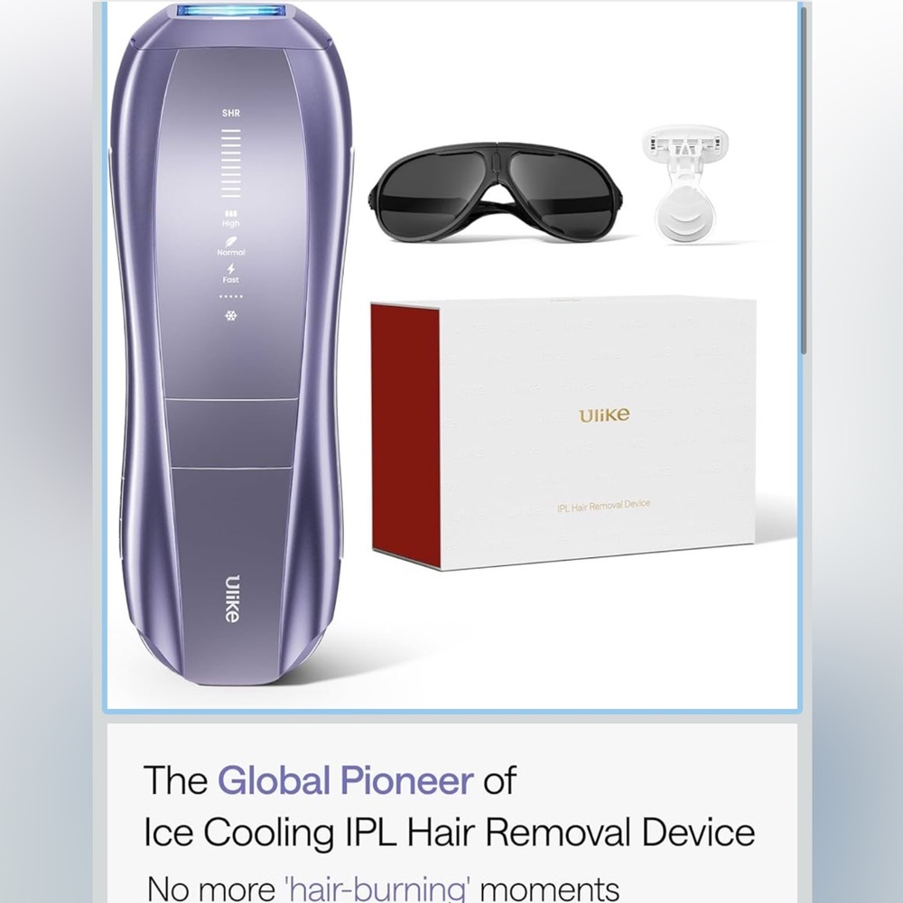 Ulike Laser Hair Removal Device Air 10 Ipl Gift for Women and Men,